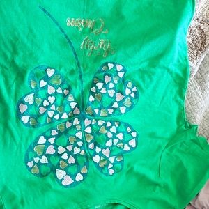 So Size 18 plus green graphic tee